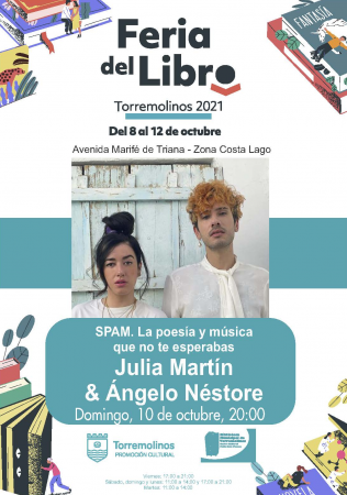 Encuentro literario musical entre Ángelo Néstore y Julia Martín