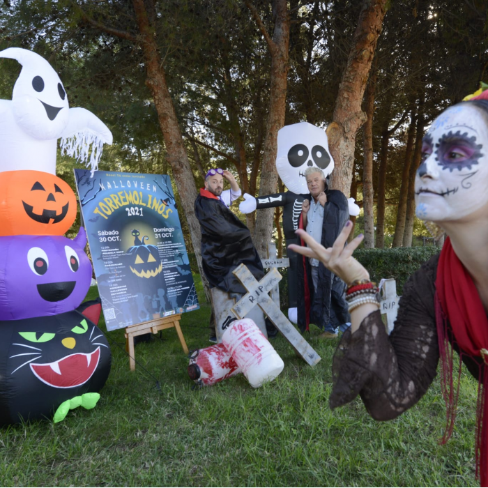 Torremolinos celebra Halloween con una gymkhana y un pasaje del terror en el Parque de la Batería 