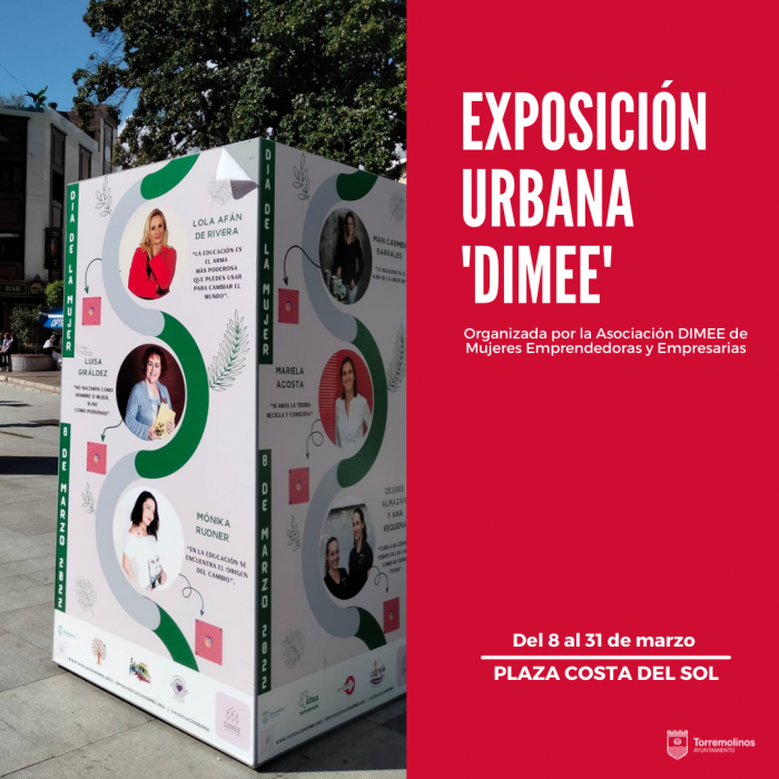 La asociación DIMEE trae a la Plaza Costa del Sol una exposición urbana 