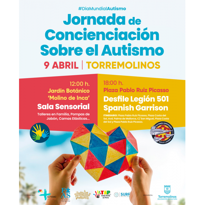 Torremolinos celebrará el próximo día 9 una Jornada de Concienciación sobre el Autismo