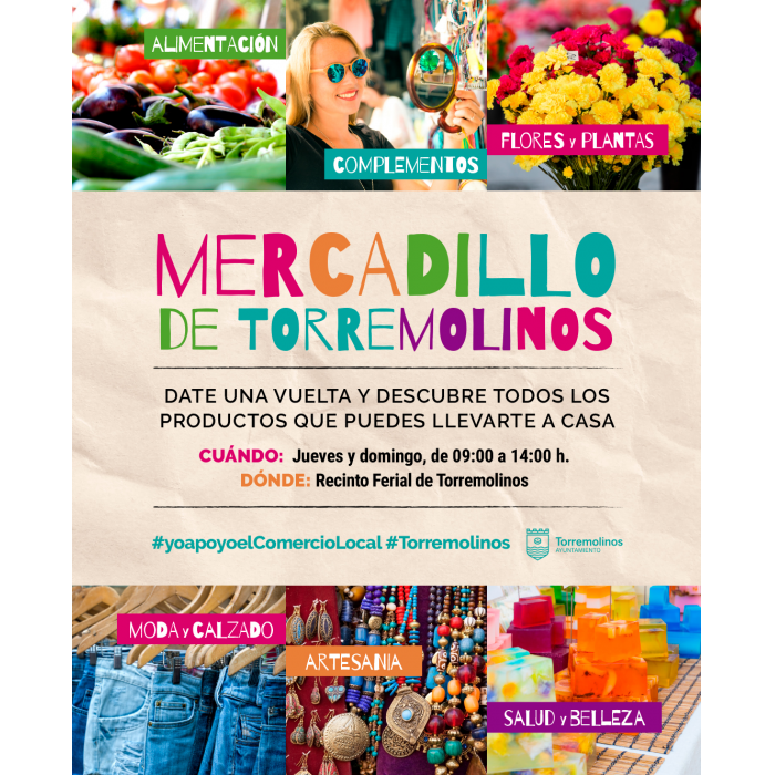 En Torremolinos, los jueves y los domingos son ¡de mercadillo!