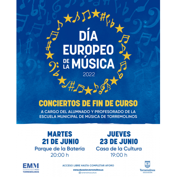 La Escuela Municipal de Música ofrecerá dos conciertos con motivo del Día Europeo de la Música