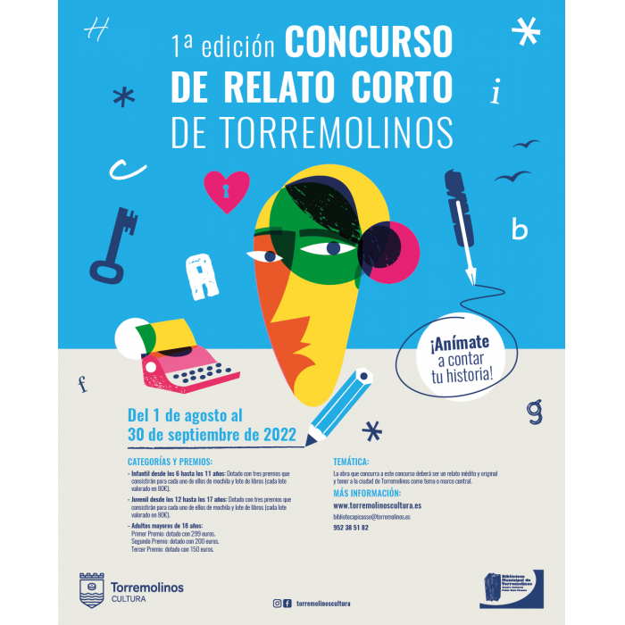 El Ayuntamiento impulsa el I Concurso de relato corto de Torremolinos