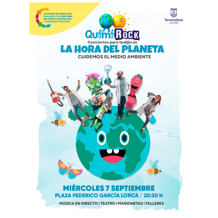 ‘La hora del Planeta’ con música, talleres y teatro, enseñará a los niños a cuidar del Medio Ambiente