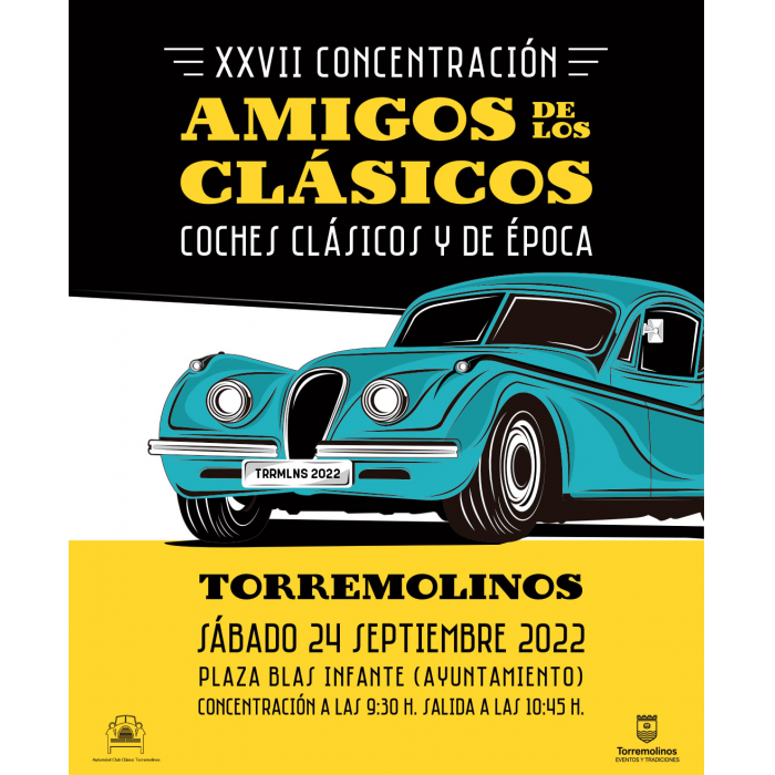La XXVII Concentración Amigos de los Clásicos llega a Torremolinos el 24 de septiembre