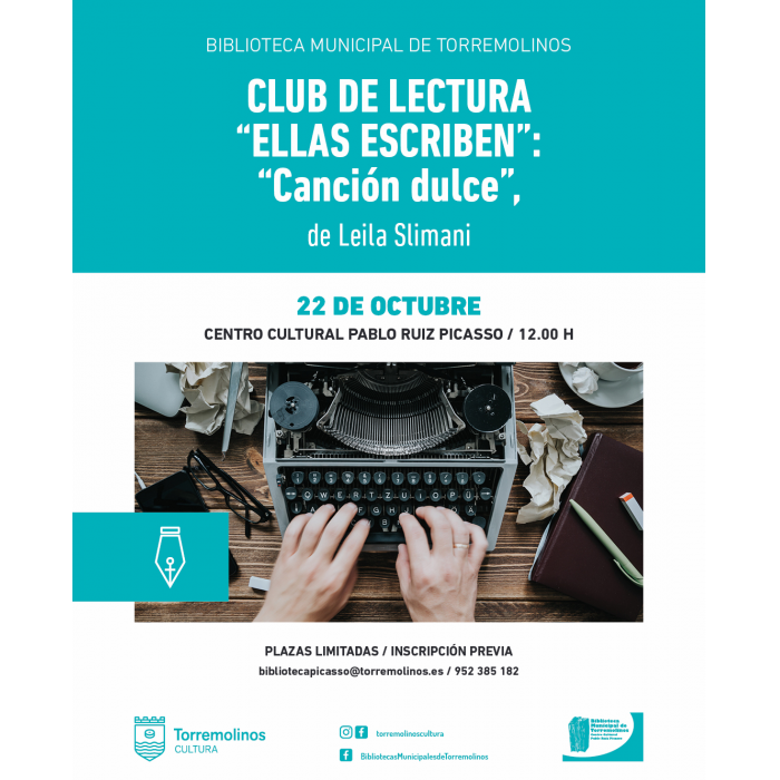 Marina Ortega coordinará el Club de Lectura ‘Ellas Escriben’