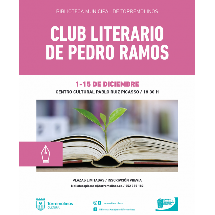 El Club Literario de Pedro Ramos continúa su curso cada jueves