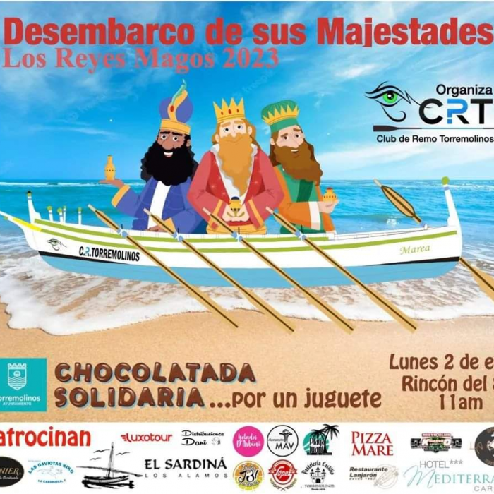 Los Reyes Magos desembarcan  en Torremolinos el próximo 2 de enero