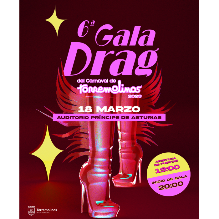 La VI Gala Drag del Carnaval de Torremolinos tendrá lugar el 18 de marzo