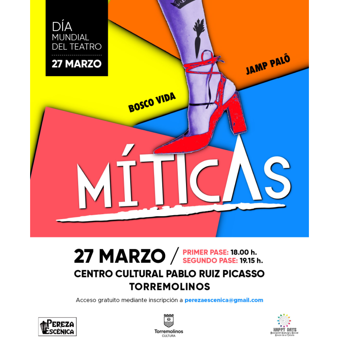 Torremolinos celebra el 'Día Mundial del Teatro' con la obra ‘Míticas’