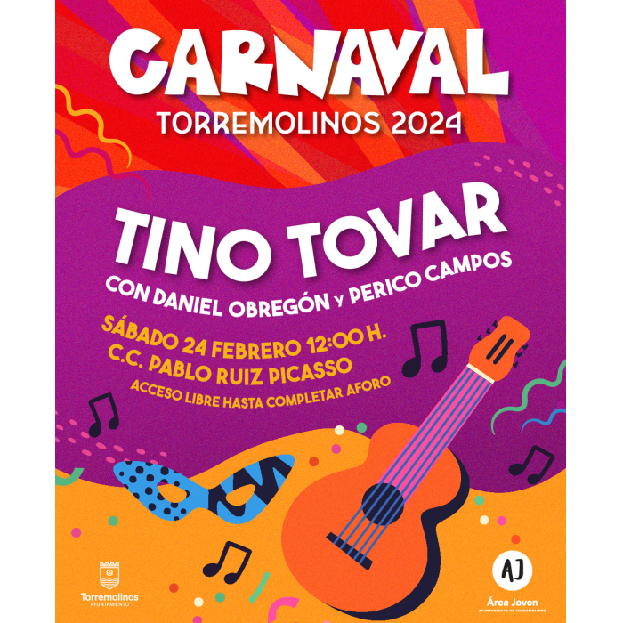 En el marco del Carnaval el centro cultural acoge una charla-actuación de Tino Tovar con Daniel Obregón y Perico Campos