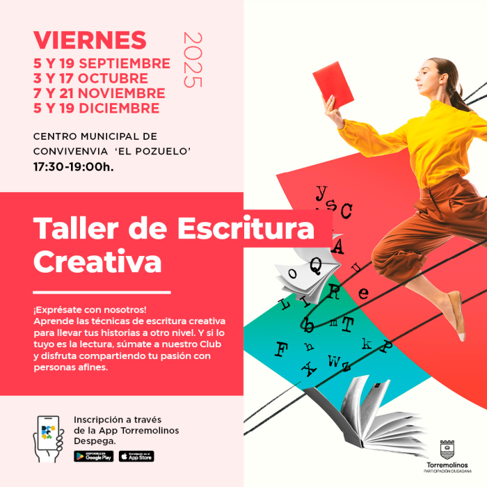 Este septiembre se retoma el Taller de Escritura Creativa