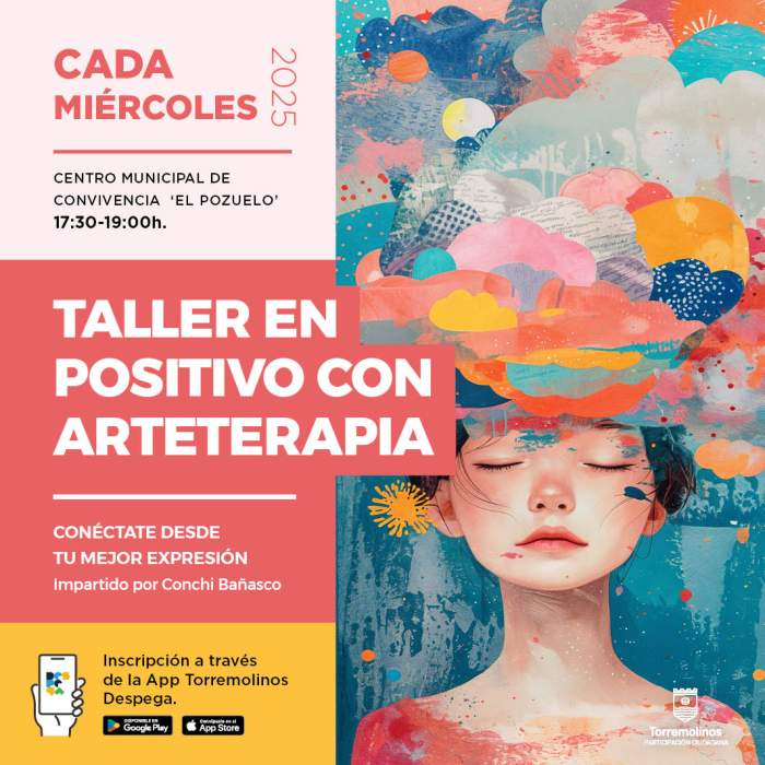 Este mes de octubre retoma su actividad el taller ‘Taller en positivo con Arteterapia’