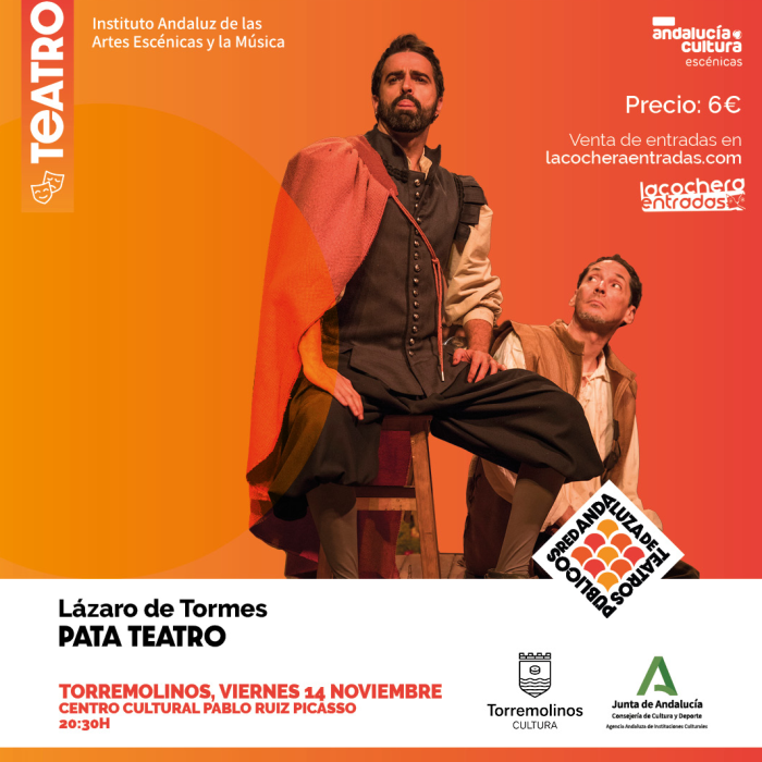 La Red Andaluza de Teatros Públicos trae hasta Torremolinos la comedia ‘Lázaro de Tormes’