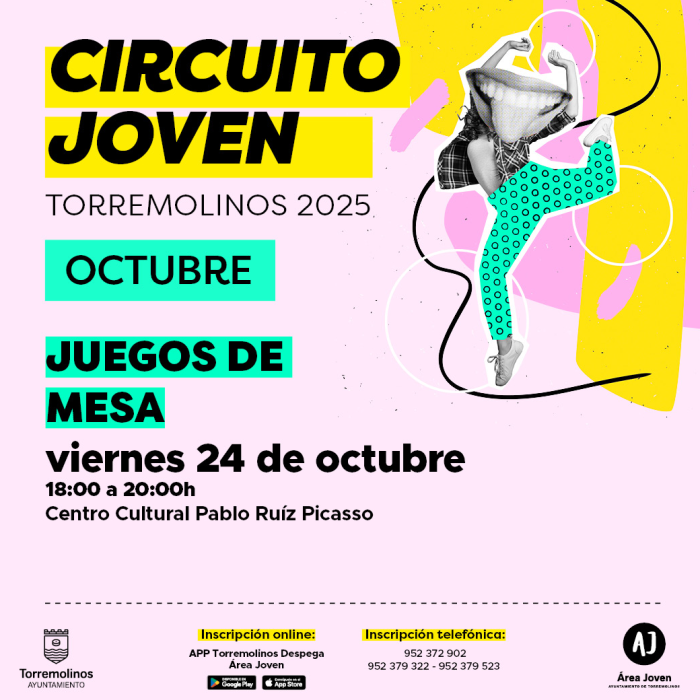 Los jóvenes podrán tomar parte en un taller de juegos de mesa dentro del programa del Circuito Joven