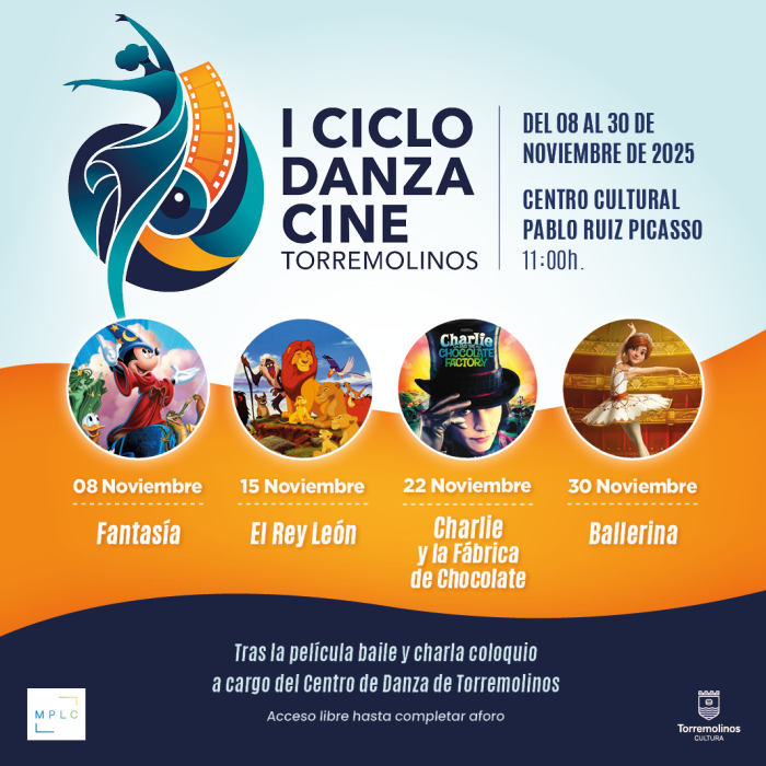 El Ayuntamiento impulsa el I Ciclo ‘La Danza en el Cine’