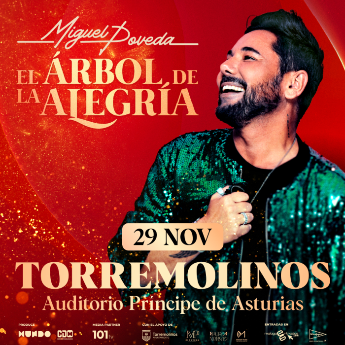 Miguel Poveda aterriza en Torremolinos con su gira ‘El árbol de la alegría’