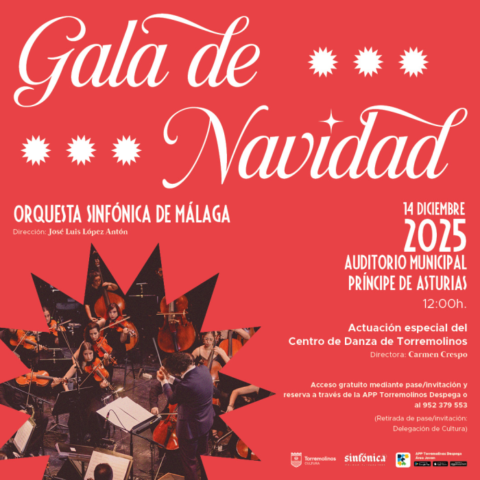 La Gala de Navidad de Torremolinos estará protagonizada por la Sinfónica de Málaga
