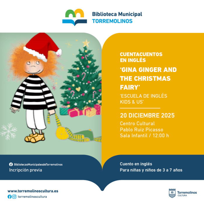 La Sala Infantil de la biblioteca del Centro Cultural Pablo Ruiz Picasso acoge un cuentacuentos en inglés