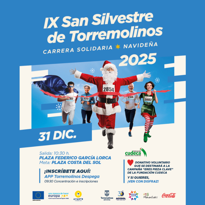 La San Silvestre de Torremolinos despedirá el año con deporte y solidaridad