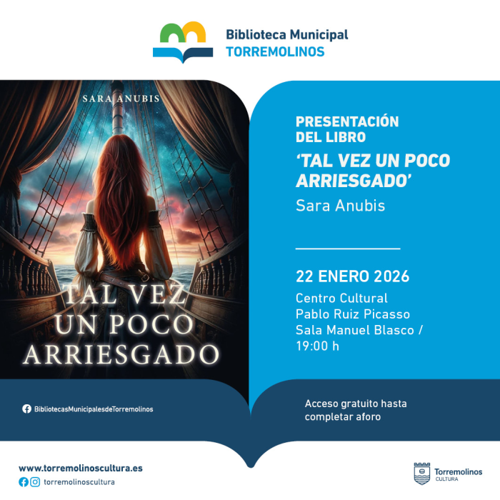 La sala Manuel Blasco acoge la presentación del libro ‘Tal vez un poco arriesgado’