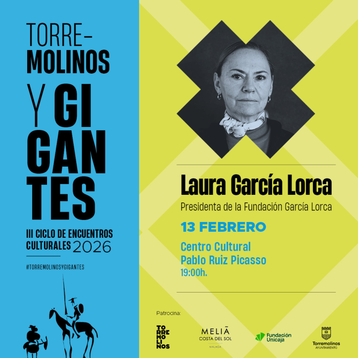 El ciclo ‘Torremolinos y Gigantes’ continúa el 13 de febrero con la participación de Laura García Lorca