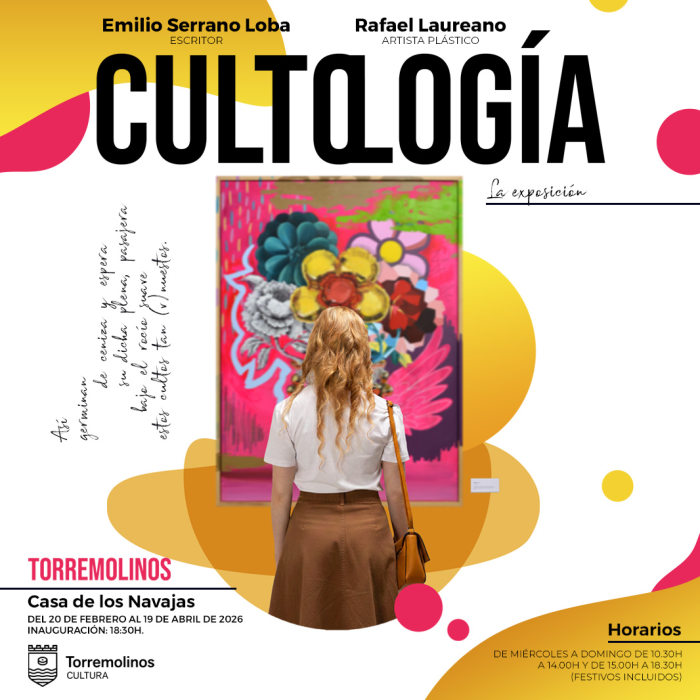 ‘Cultología’ reúne obras del artista Rafael Laureano y poemas del escritor Emilio Serrano