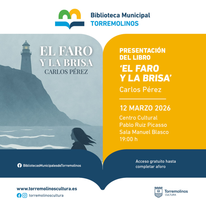 Carlos Pérez presenta en Torremolinos su libro ‘El faro y la brisa’