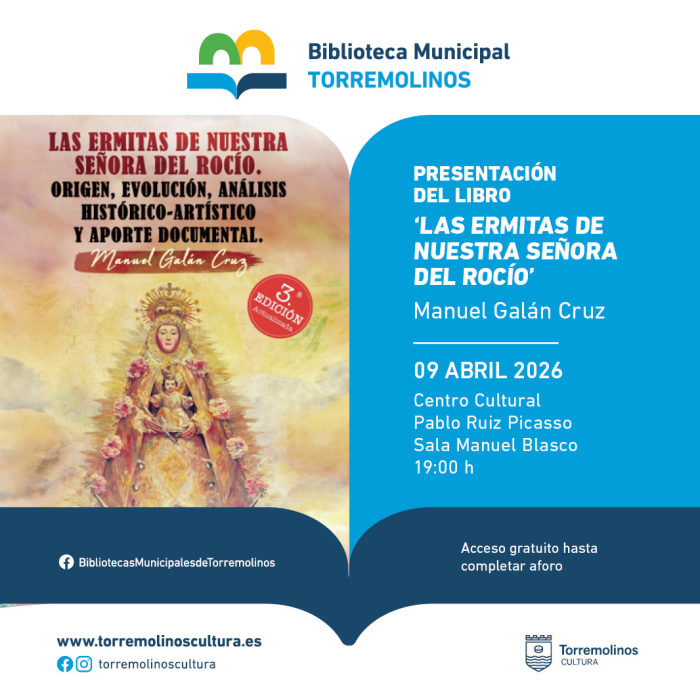 El centro cultural acoge la presentación del libro ‘Las ermitas de Nuestra Señora del Rocío’