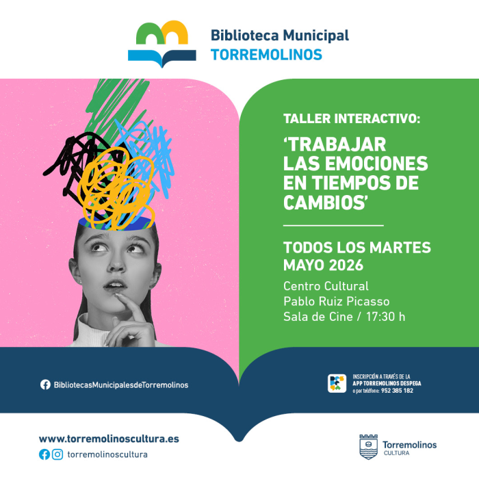 Los martes de mayo se celebrará el taller ‘Trabajar las emociones en tiempos de cambio’