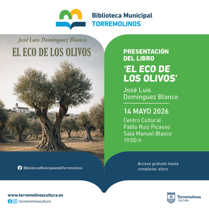 El libro ‘El eco de los olivos’ se presentará en el Centro Cultural Pablo Ruiz Picasso