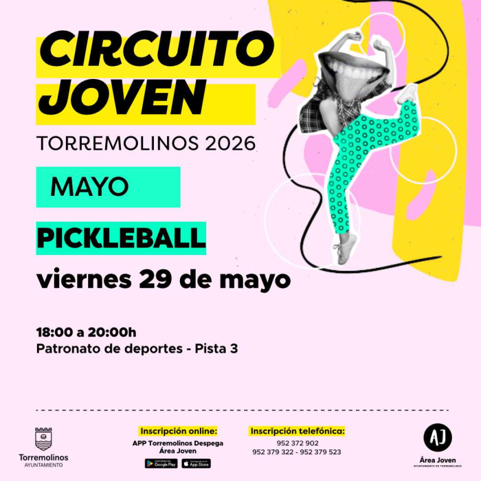 Los jóvenes podrán disfrutar de la práctica de pickleball gracias al Circuito Joven