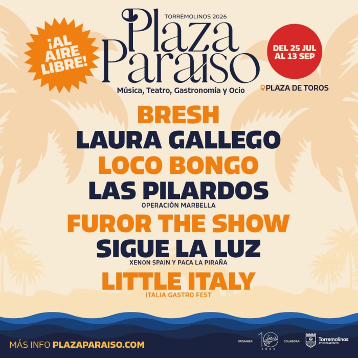 La Plaza de Toros de Torremolinos se transforma en el gran epicentro del ocio estival con Plaza Paraíso
