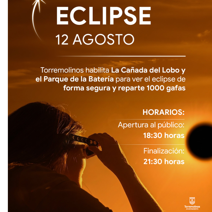 Torremolinos prepara la Cañada del Lobo y el Parque de la Batería para observar el eclipse solar del 12 de agosto