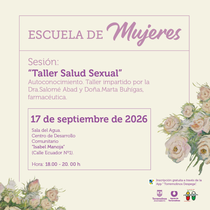 La escuela de mujeres ofrece en septiembre un taller de salud sexual