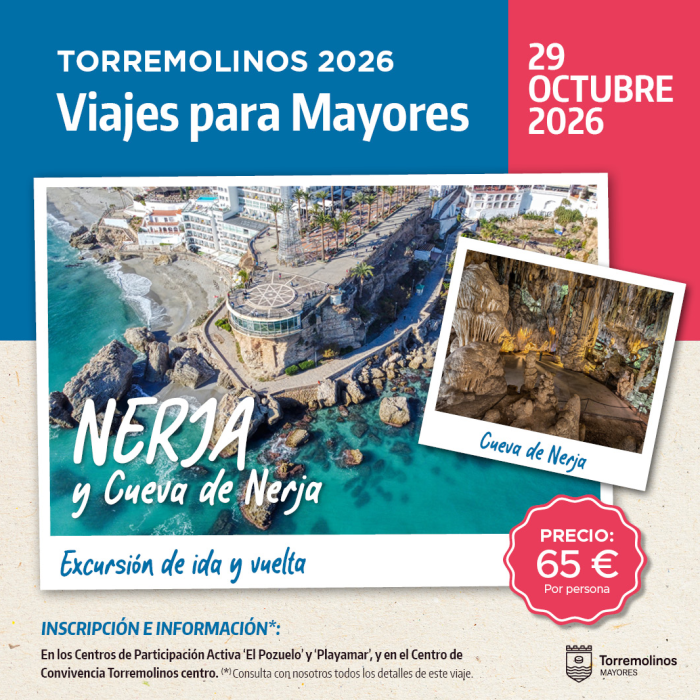 Los mayores de Torremolinos disfrutarán de una excursión a Nerja