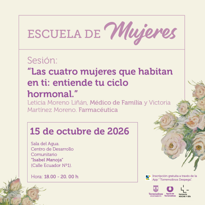 La Escuela de Mujeres programa en octubre un taller sobre el ciclo hormonal femenino