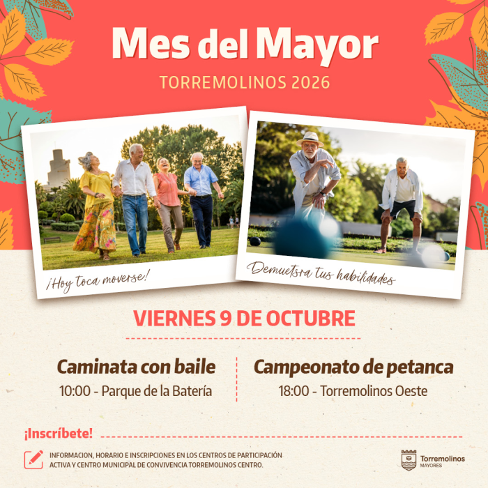 El Mes del Mayor se centra en actividades saludables y divertidas como caminatas, baile y petanca