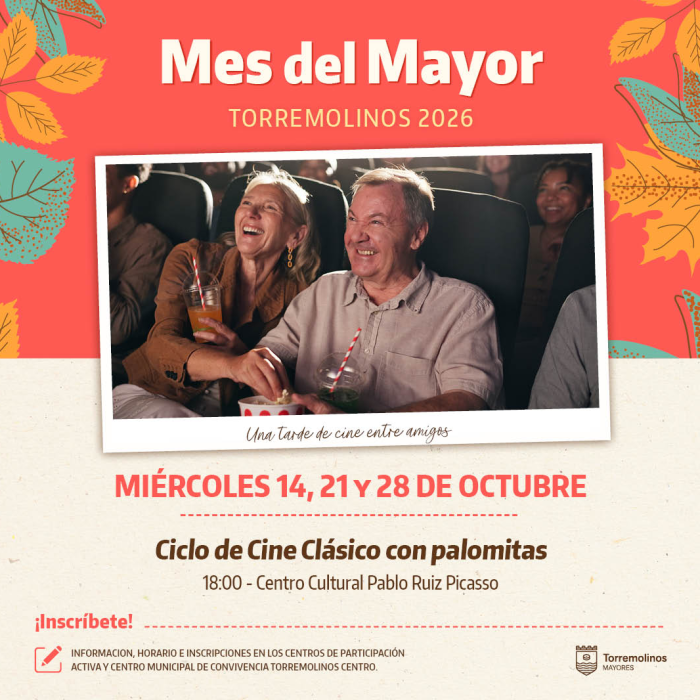 Los mayores disfrutarán de un ciclo de cine clásico, incluido en la programación del Mes del Mayor 