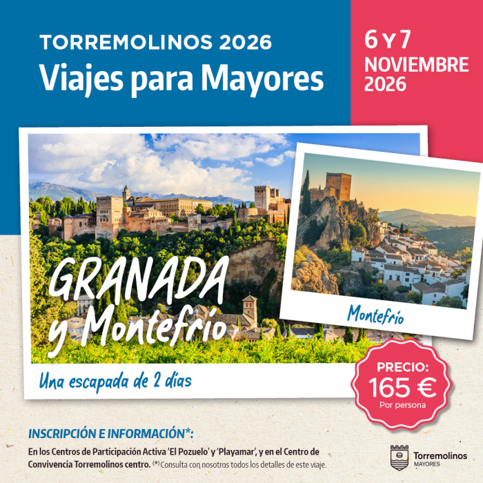 El Mes del Mayor ha programado un viaje a Granada para los mayores del municipio