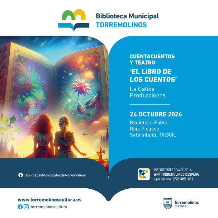 Los más pequeños podrán disfrutar de un cuentacuentos y teatro el ‘Día de las bibliotecas’