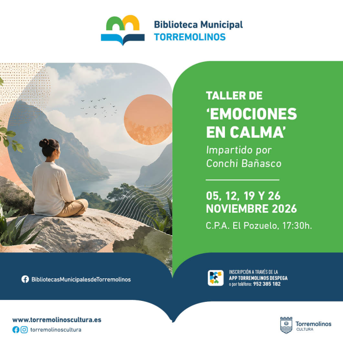 El taller de emociones en calma tendrá nuevas sesiones en noviembre
