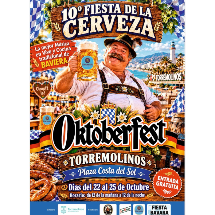 La décima edición del Oktoberfest se celebrará en Torremolinos con música y gastronomía alemanas 