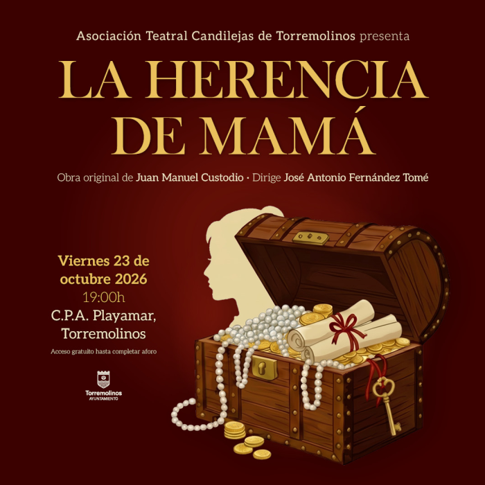 El centro de Playamar acoge la obra de teatro ‘La herencia de mamá’